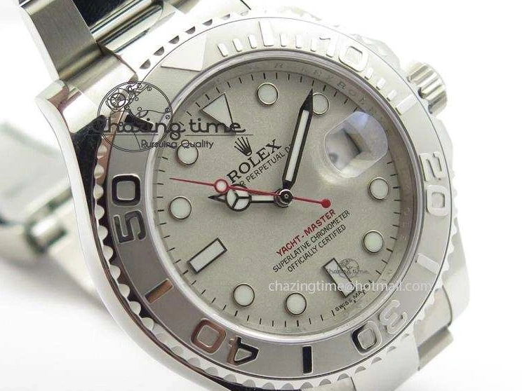 SS Silver Noob A2824 Dial On Bracelet Edition Best 116622 Yacht-Master 0413
